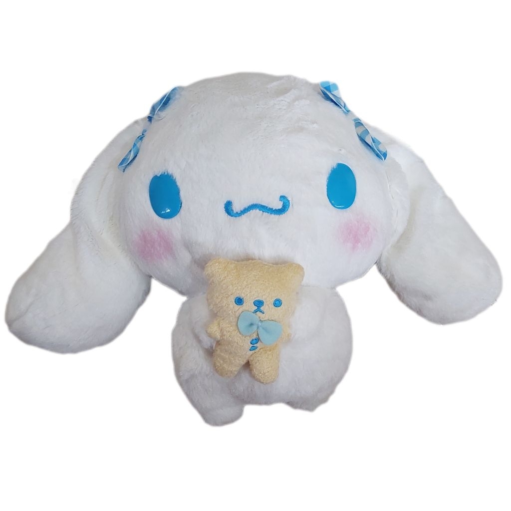 Boneka Cinnamoroll Holding Teddy 20th Anniversary Plush