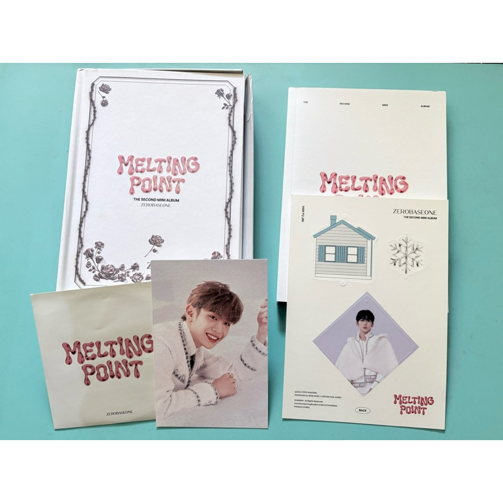 ZB1 ZEROBASEONE MELTING POINT ALBUM WHITE(UNSEALED