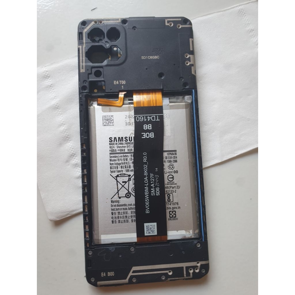 lcd ori samsung a12 seri a127f