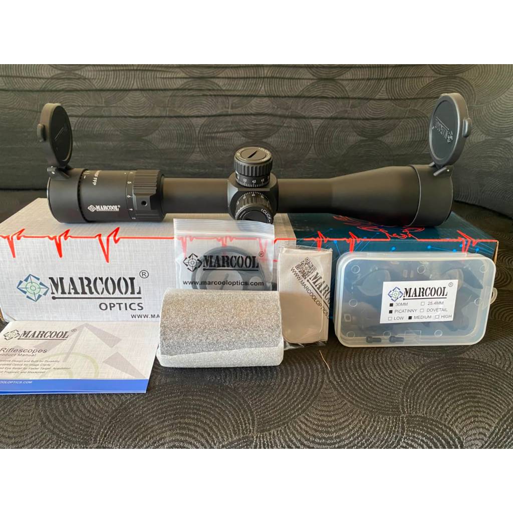 Teleskop Optik Marcool 4-16x44 SF FFP First Focal Plane Lensa Fully Coated + Ring Mount