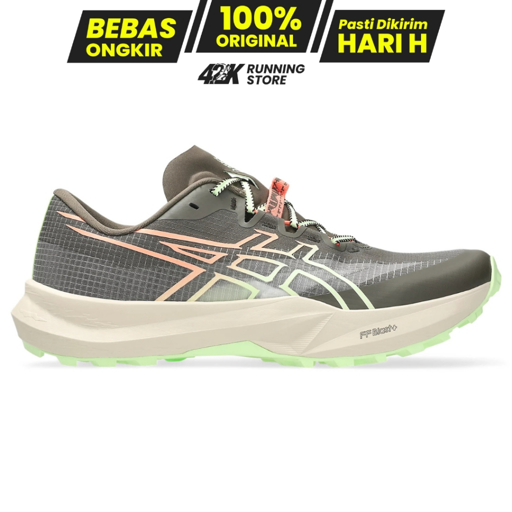 ASICS Fuji Lite 7 Original Sepatu Trail Running Ringan Responsif