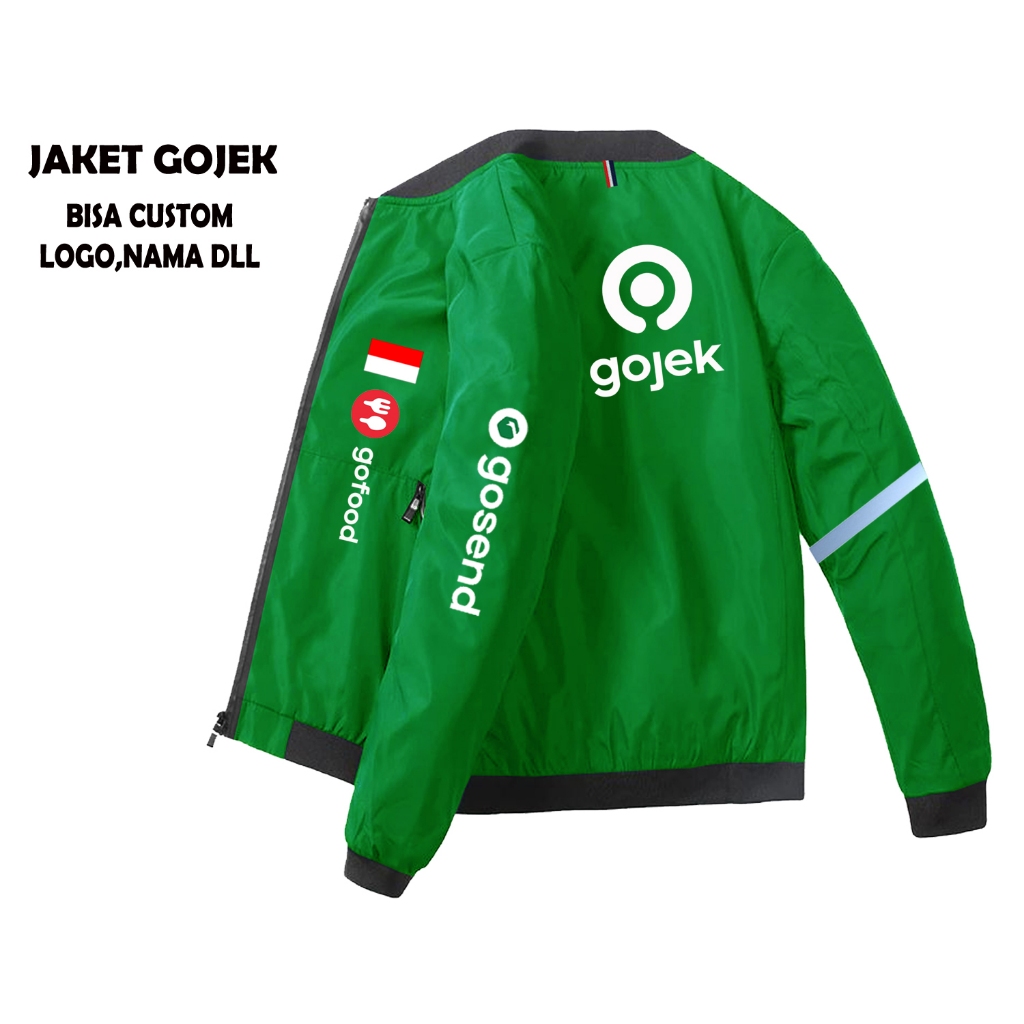Jaket Bomber Driver Gojek | Jaket Gojek