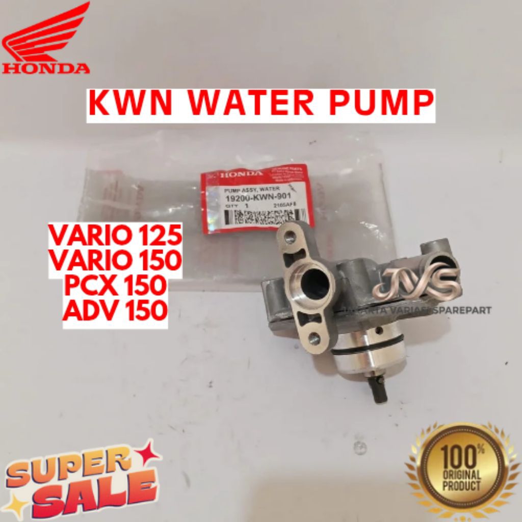 WATER PUMP KODE KWN, WATER PUMP VARIO 125, WATER PUMP VARIO 150, WATER PUMP PCX 150, WATER PUMP ADV 