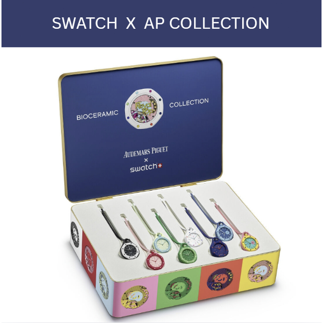 Royal Pop Jam tangan swatch X AP limited Edition