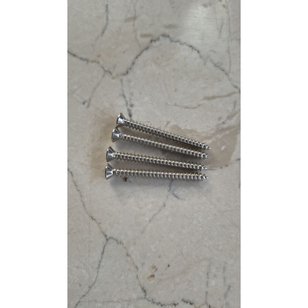 Baut Neck Joint Plate Gitar atau Bass Elektrik Korea