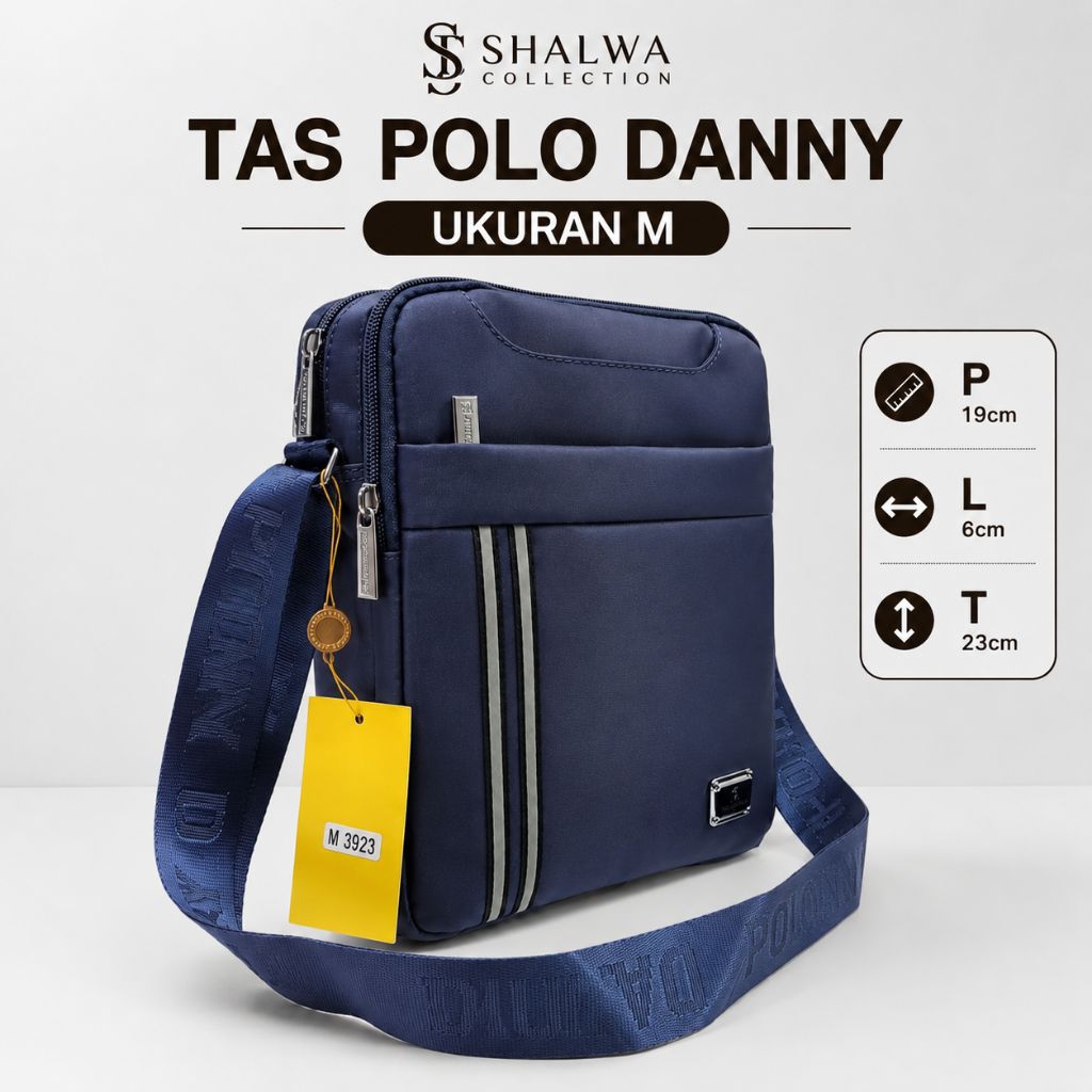 TAS SELEMPANG POLO DANNY. TAS ORIGINAL POLO DANNY