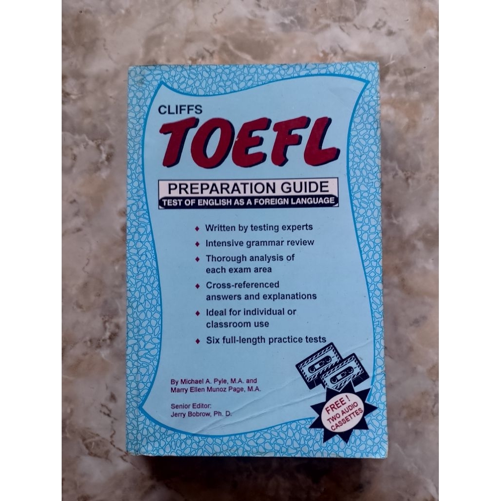 BUKU CLIFFS TOEFL PREPARATION GUIDE original