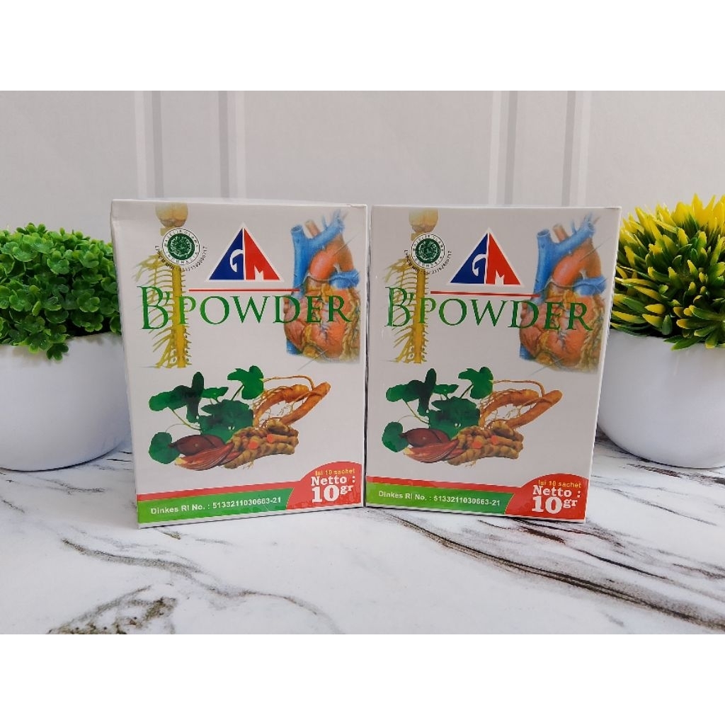 B POWDER GM obat herbal stroke,kanker