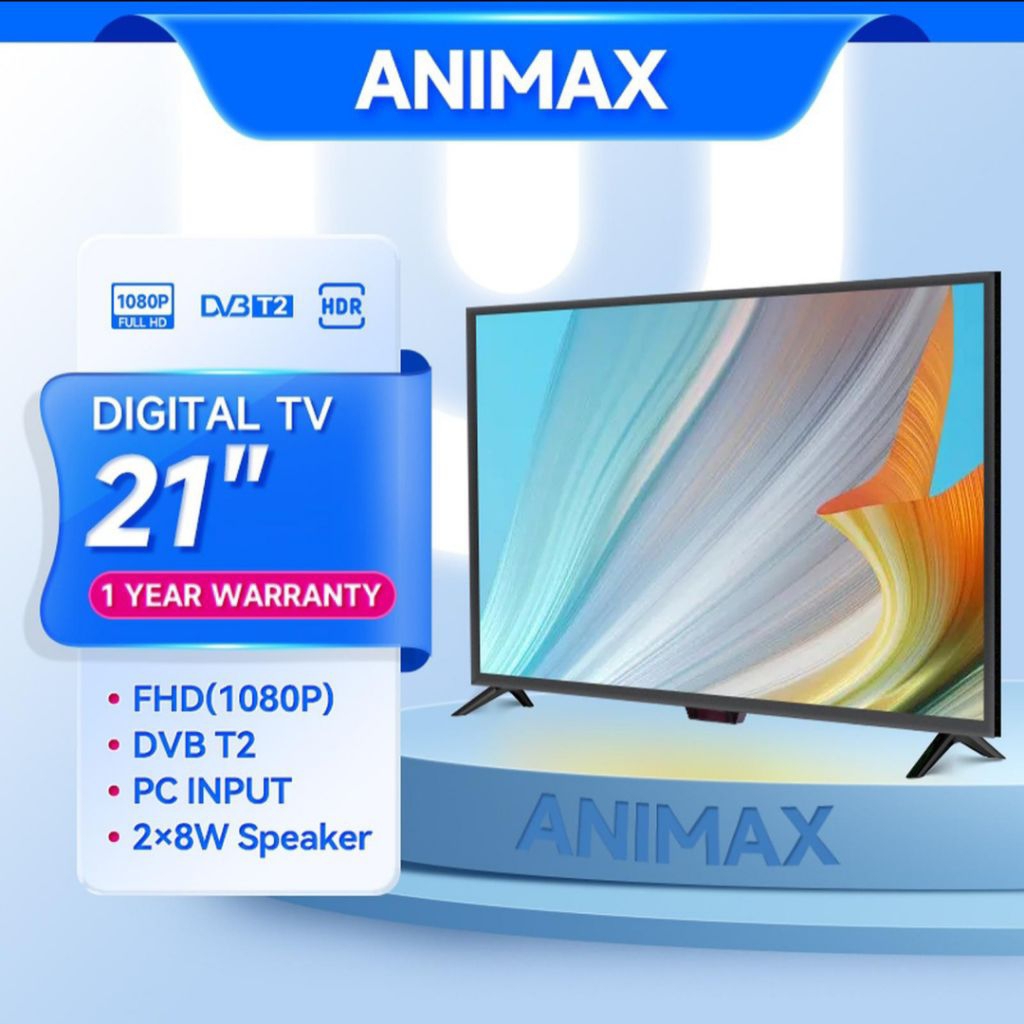 TV LED DIGITAL ANIMAX 21 IN