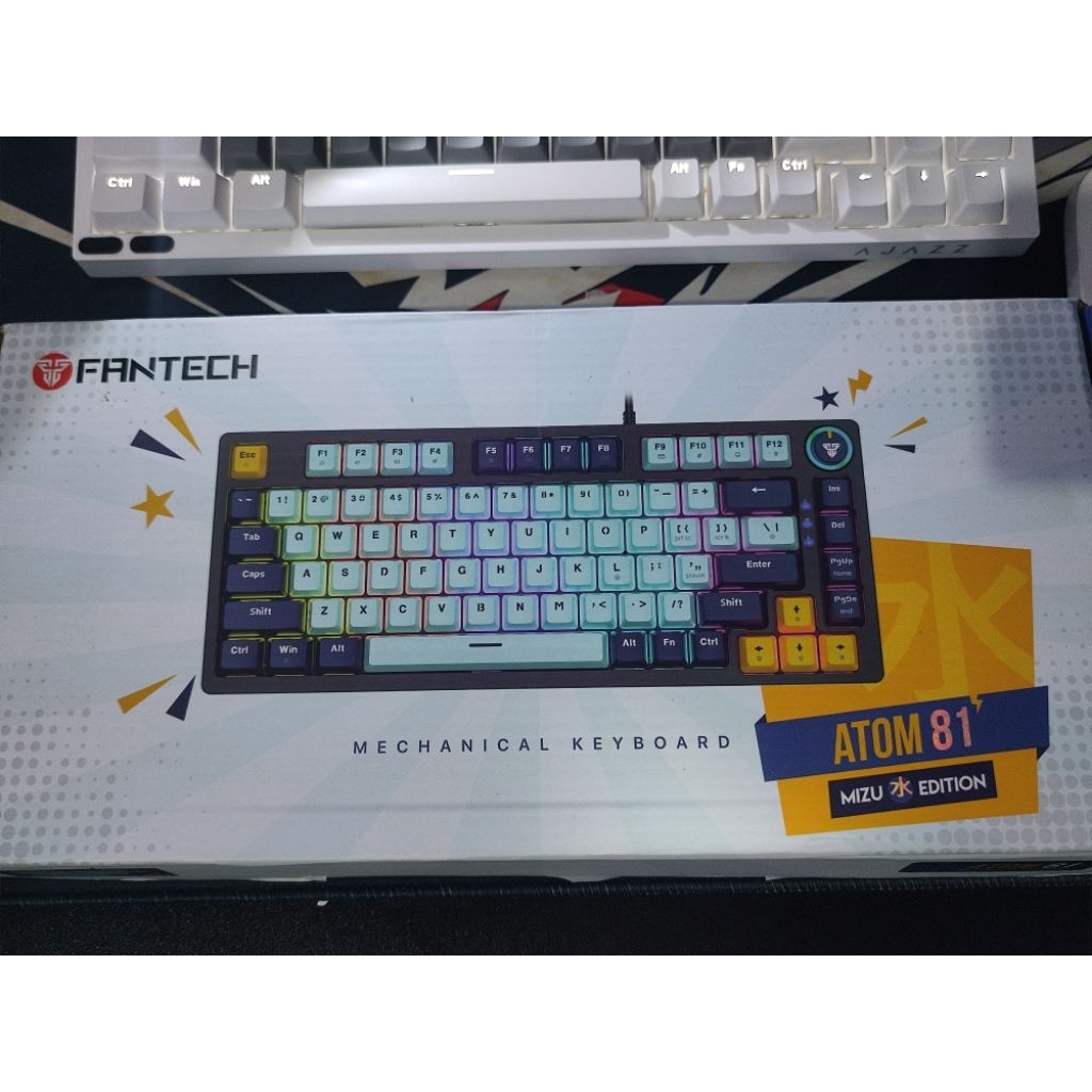 Fantech Atom81 Wired Mechanical Keyboard Mizu Edition - SKY (Red Switch)
