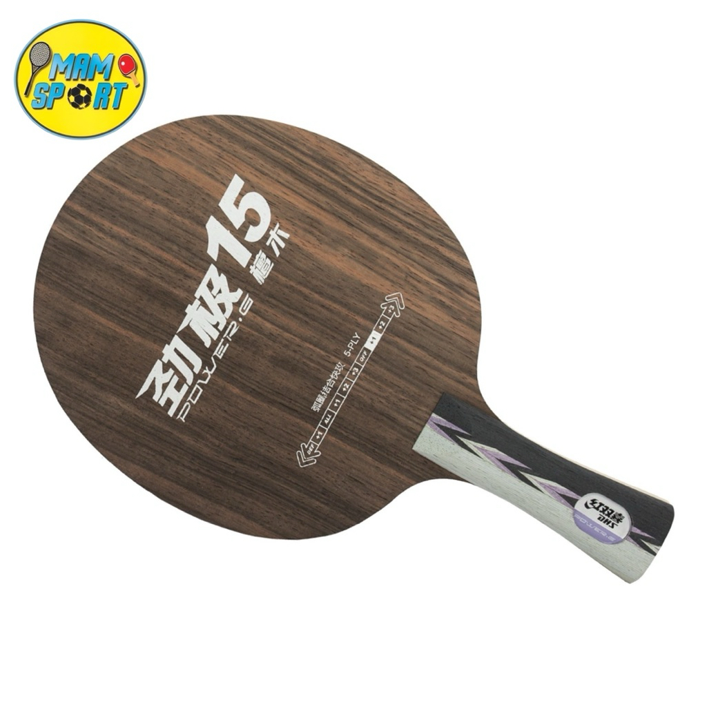 Kayu Bet Pingpong Tenis Meja DHS POWER G PG15 5PLY Original