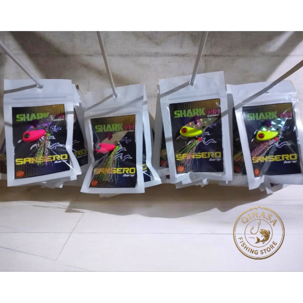 LURE Vibra Half Solid Sirip Hiu / Metal Vib SANSERO Lure Umpan gabus Hampala
