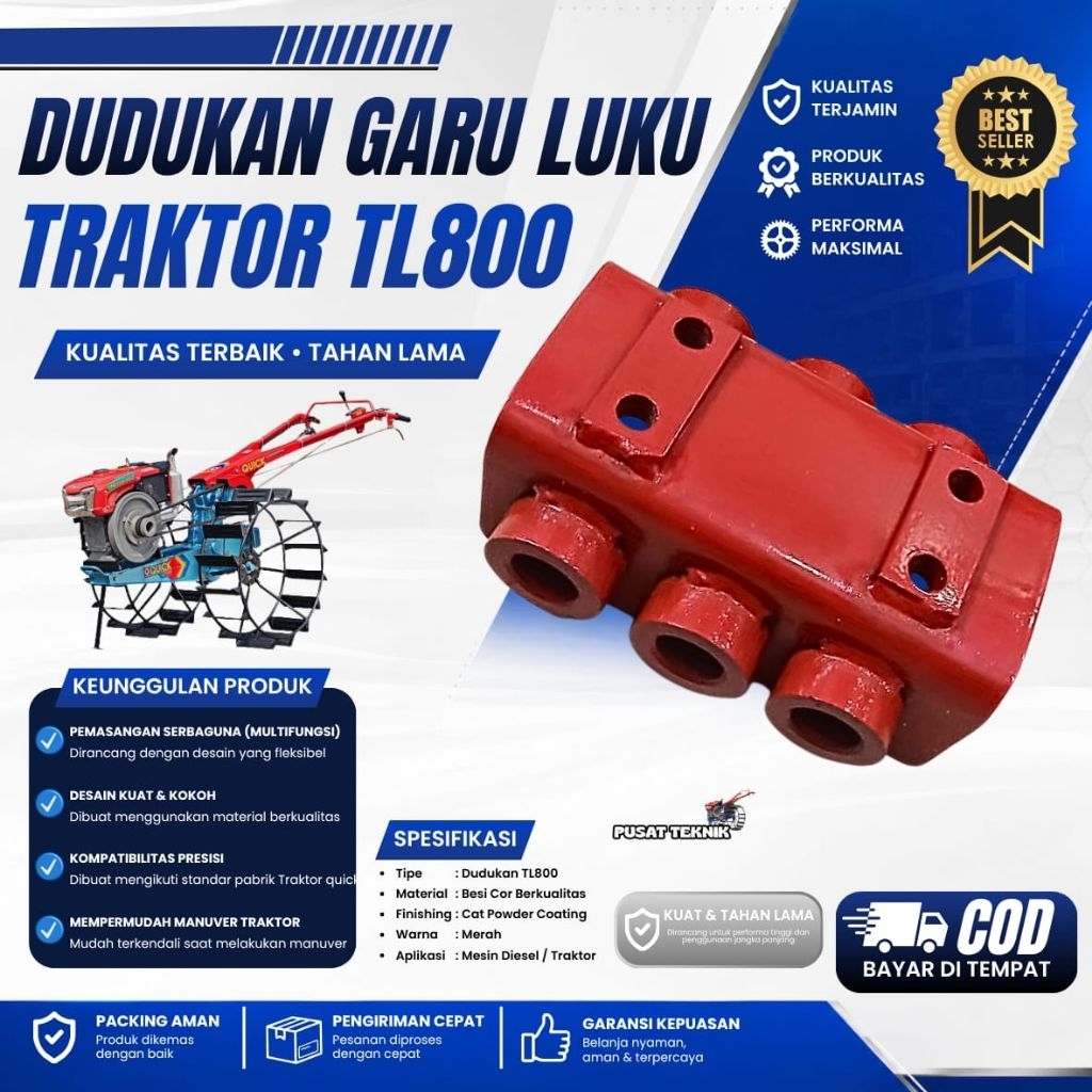Termurah Dan Berkualitas Gandegan TL800 Setelan Bokong Traktor Quick TL800