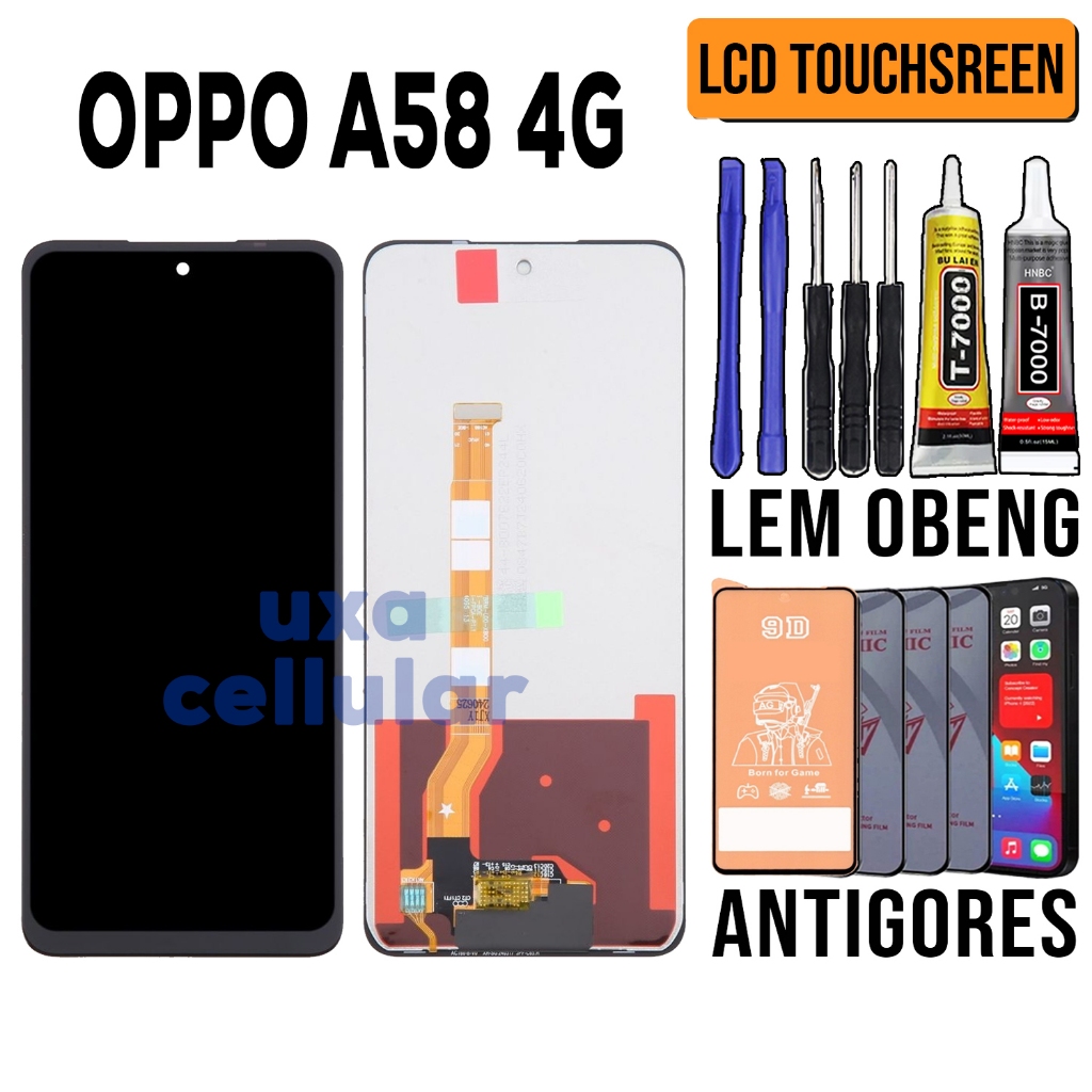LCD OPPO A58 4G ORIGINAL OEM LCD TOUCHSCREEN FULLSET