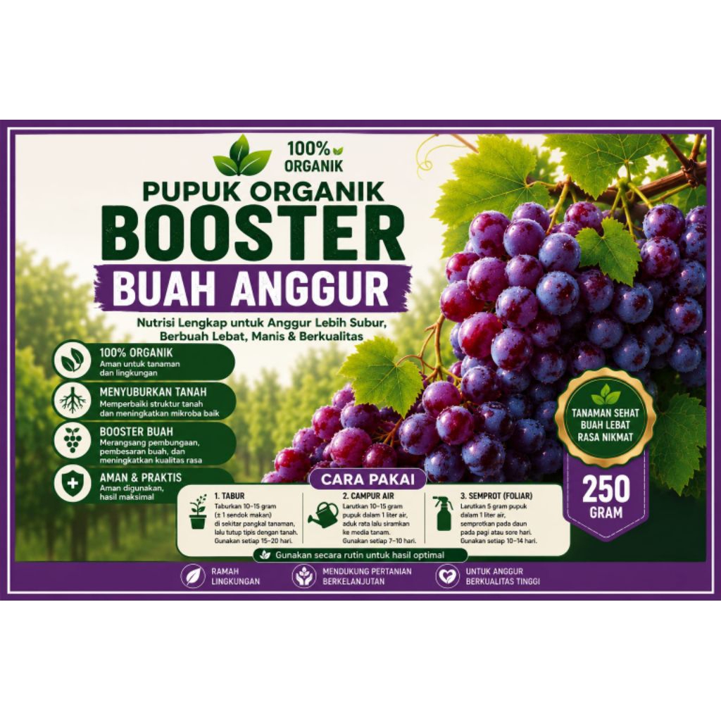 Pupuk Booster Anggur