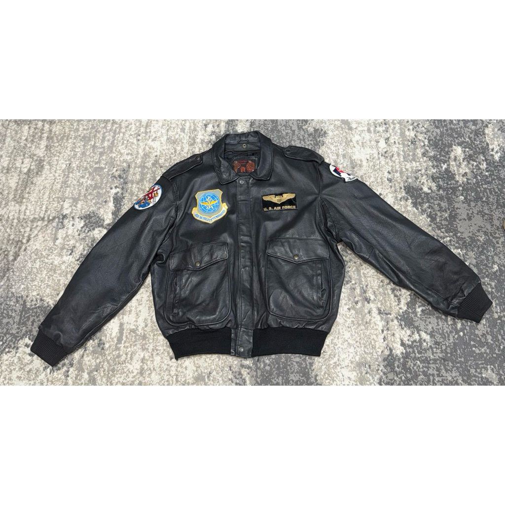 BOMBER LEATHER JACKET FLIGHT 130