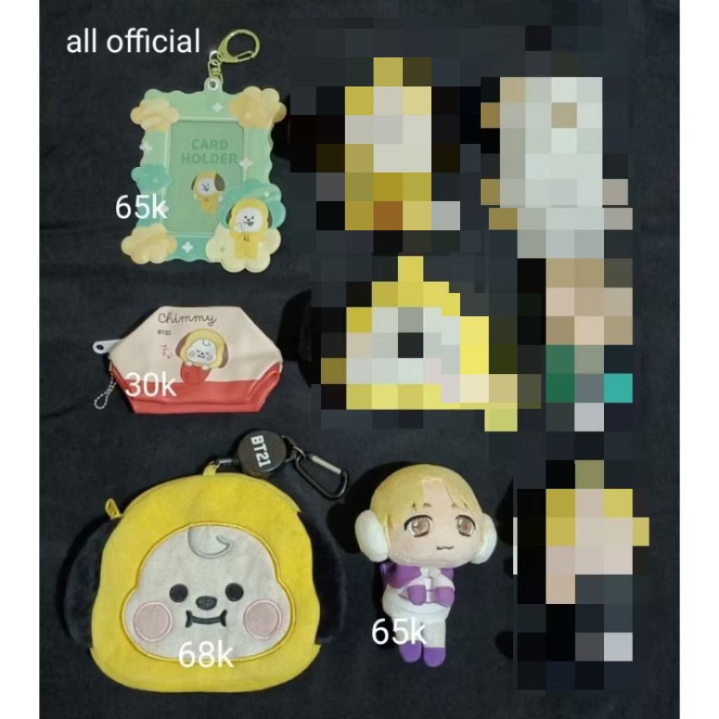  BACA DESKRIPSI  All About Jimin Merch Official BT21 Chimmy Tinytan Bagcharm Keyring Doll | Pouch Co