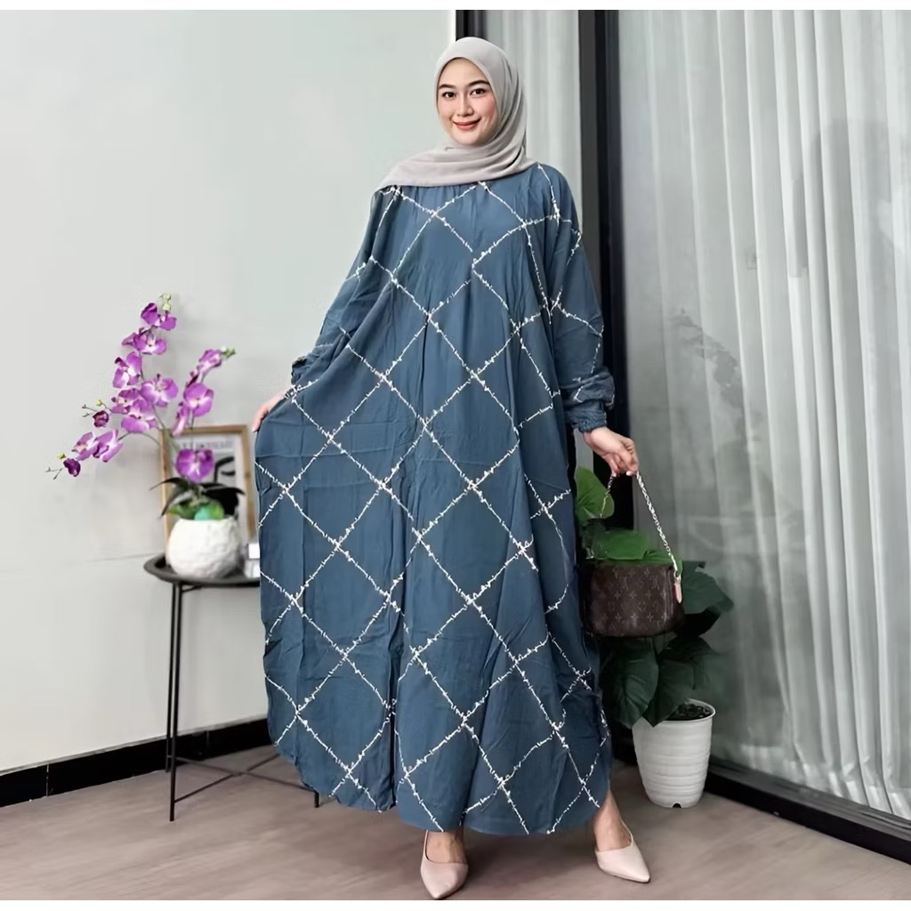 New Product Kaftan Hajar Super Jumbo Daster Lowo Rayon Dress Wanita Busui By Afareen Mode