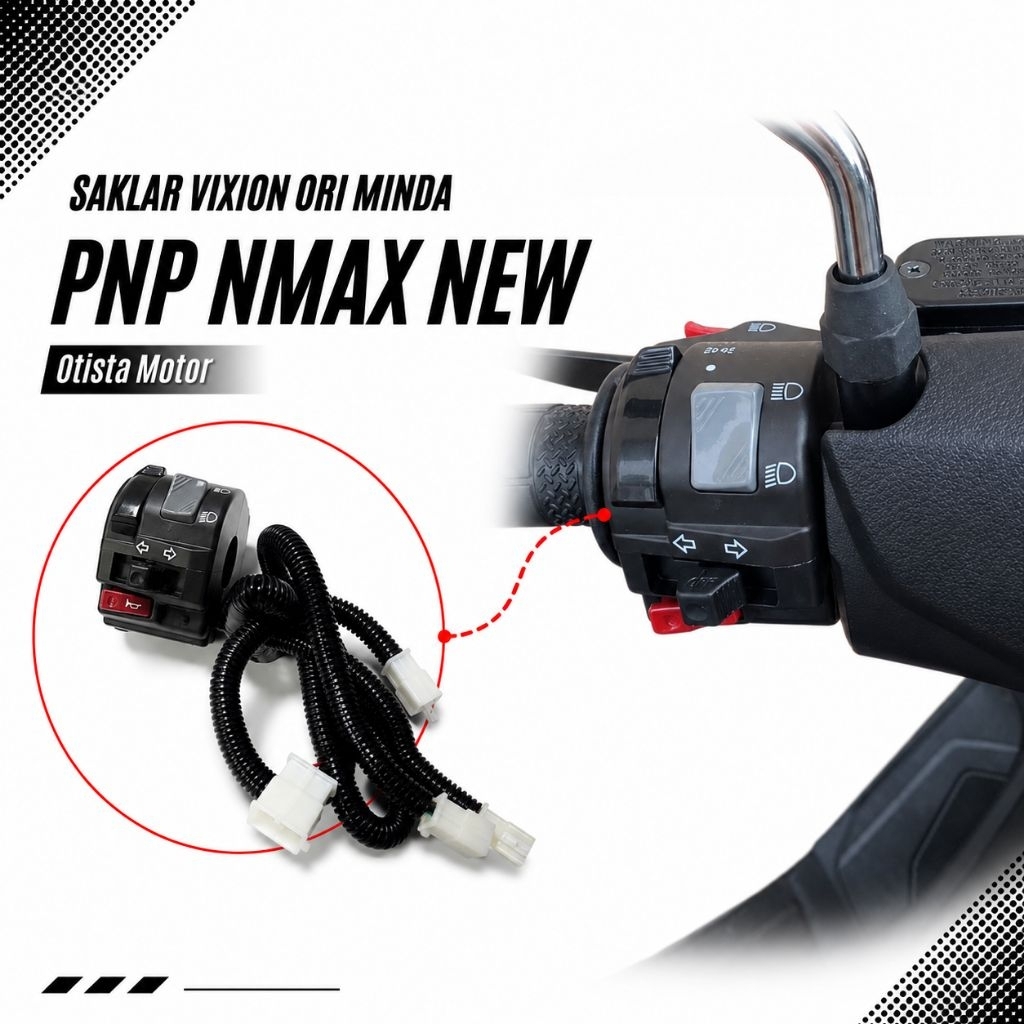 Saklar Lampu Nmax New 2020-2024 Ori Minda Vixion