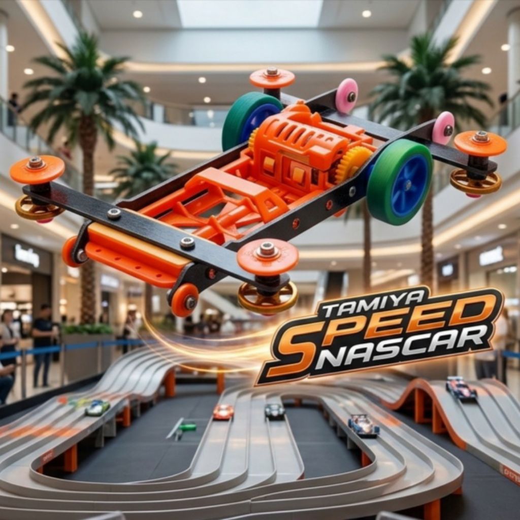 TAMIYA SPEED NASCAR + Baterai cas(selama srok masih ada), super cepat