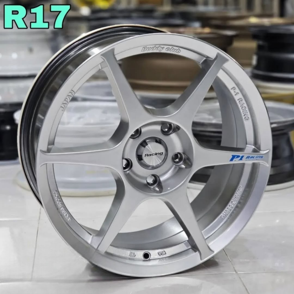 velg mobil R17 P1 ring 17 BuddyClub Pcd.5-114.3 Lebar 8 Et.40 untuk grandmax ertiga apv l300 taruna
