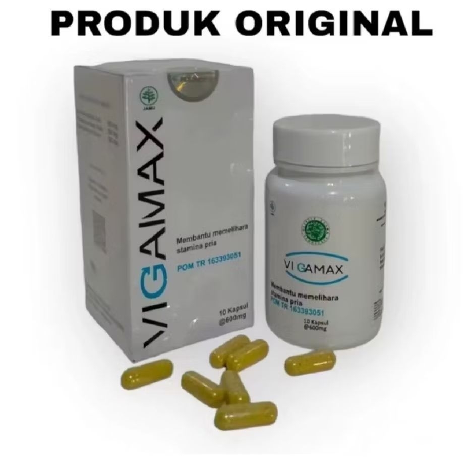 VIGAMAX Herbal Capsule Original Suplemen Herbal Kemasan Box 1Botol