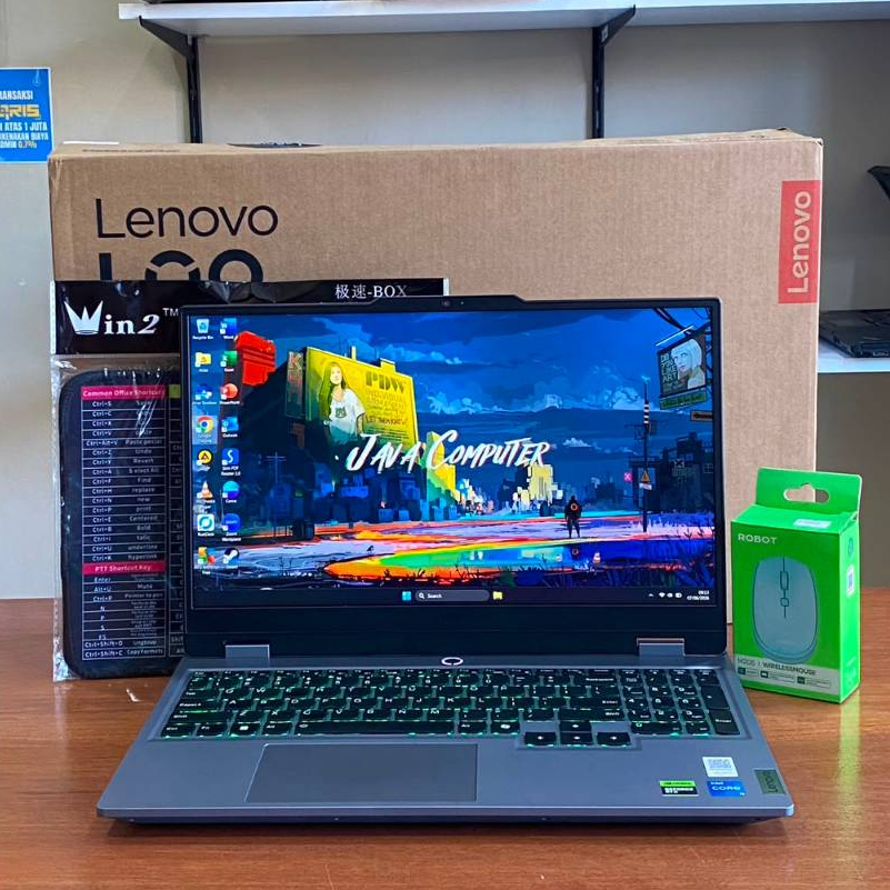 Lenovo LOQ 15IRX9 Intel Core i5-13450HX RAM 20GB DDR5 SSD 512GB RTX 3050 6GB 15.6 Inch Seken