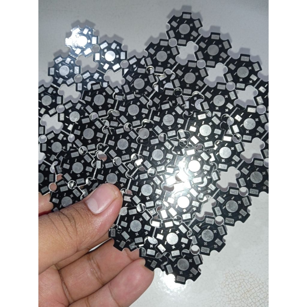 Heatsink LED HPL 1W 2W 3W Pendingin Lampu HPL Heatsink  LED PCB Star Aluminium Heatshink HPL LED