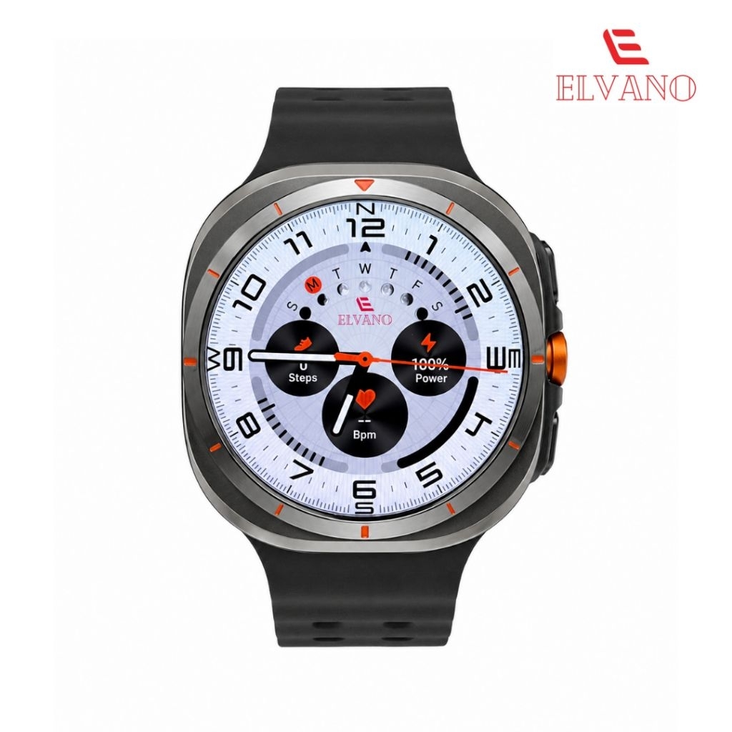 Jam Tangan Smartwatch ELVANO SW02 Black