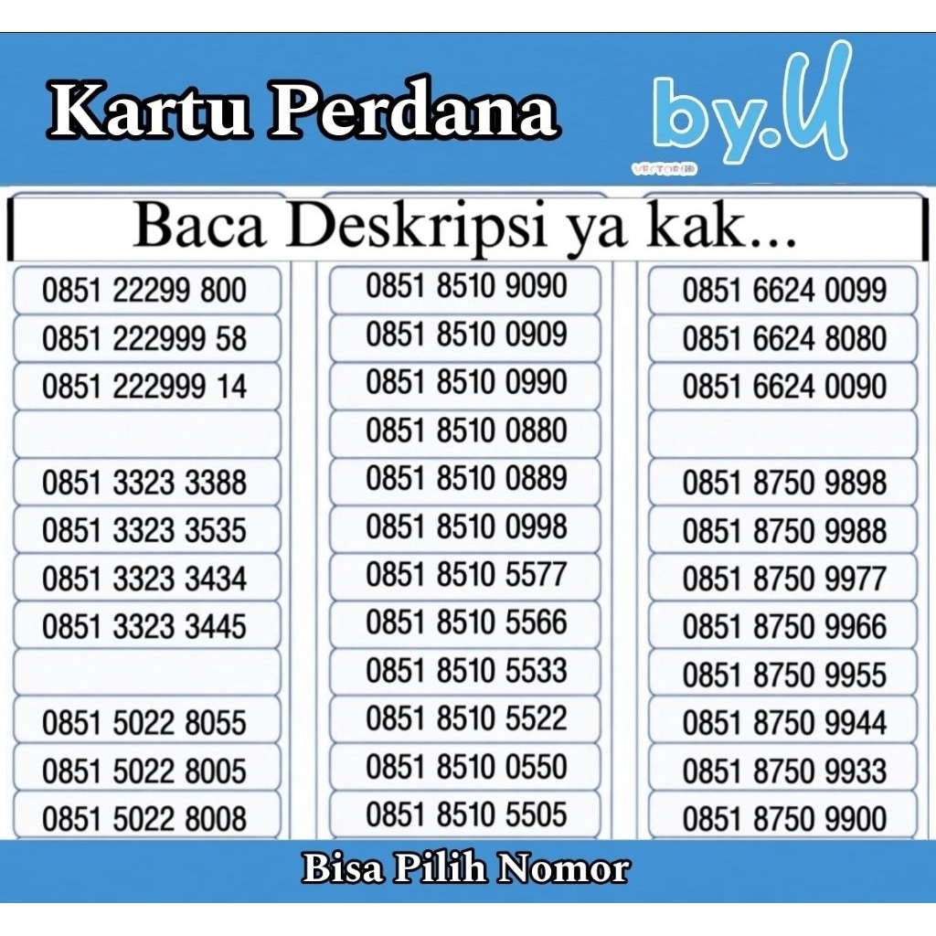 Nomor Cantik By.U