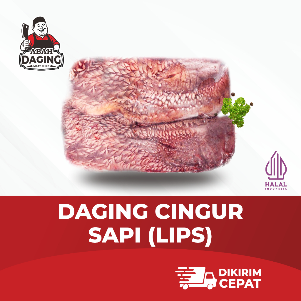 Daging Cingur lips sapi | daging lips sapi