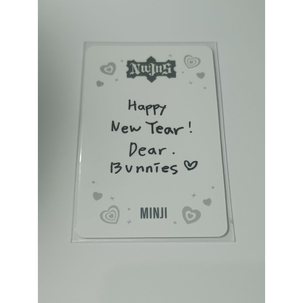 Photocard Minji Newjeans Official (Omg Ditto Albums)