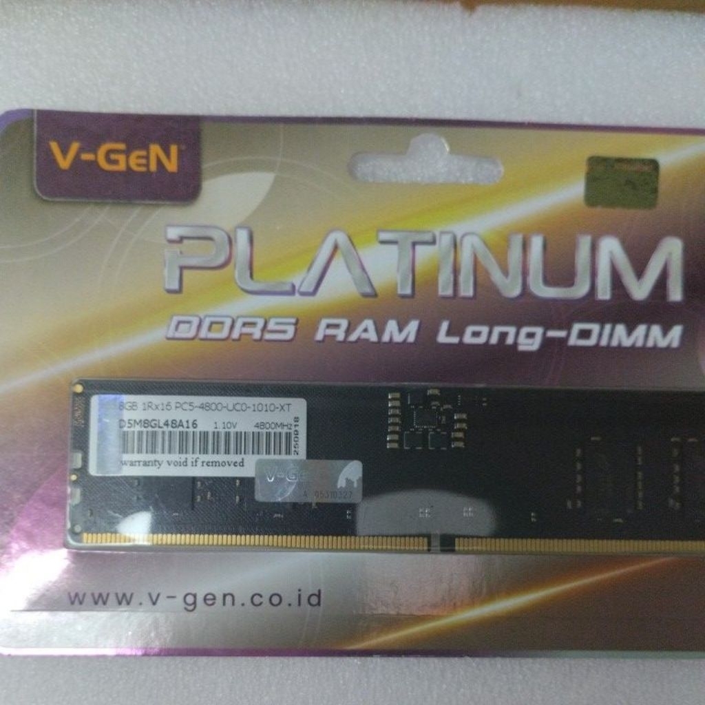 Memory Komputer Ram V-GEN DDR5 8Gb PC 4800