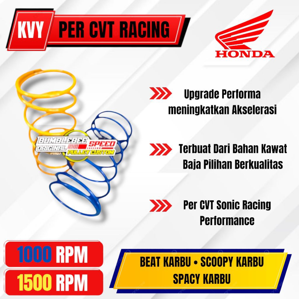 PER CVT RACING BEAT KARBU - SCOOPY KARBU - SPACY KARBU