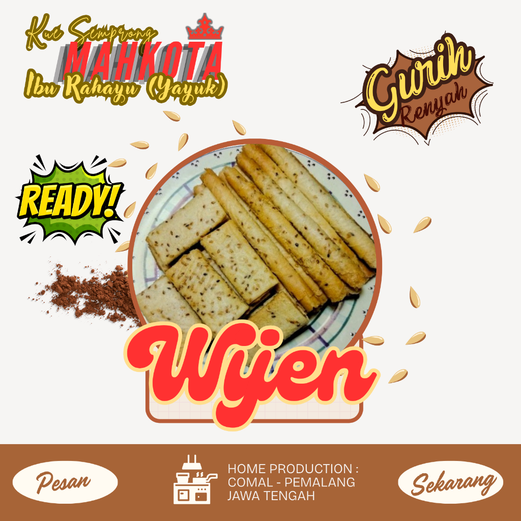 KUE SEMPRONG MAHKOTA IBU RAYAHU [PREMIUM] - WIJEN - KUE SEMPRONG ROLL