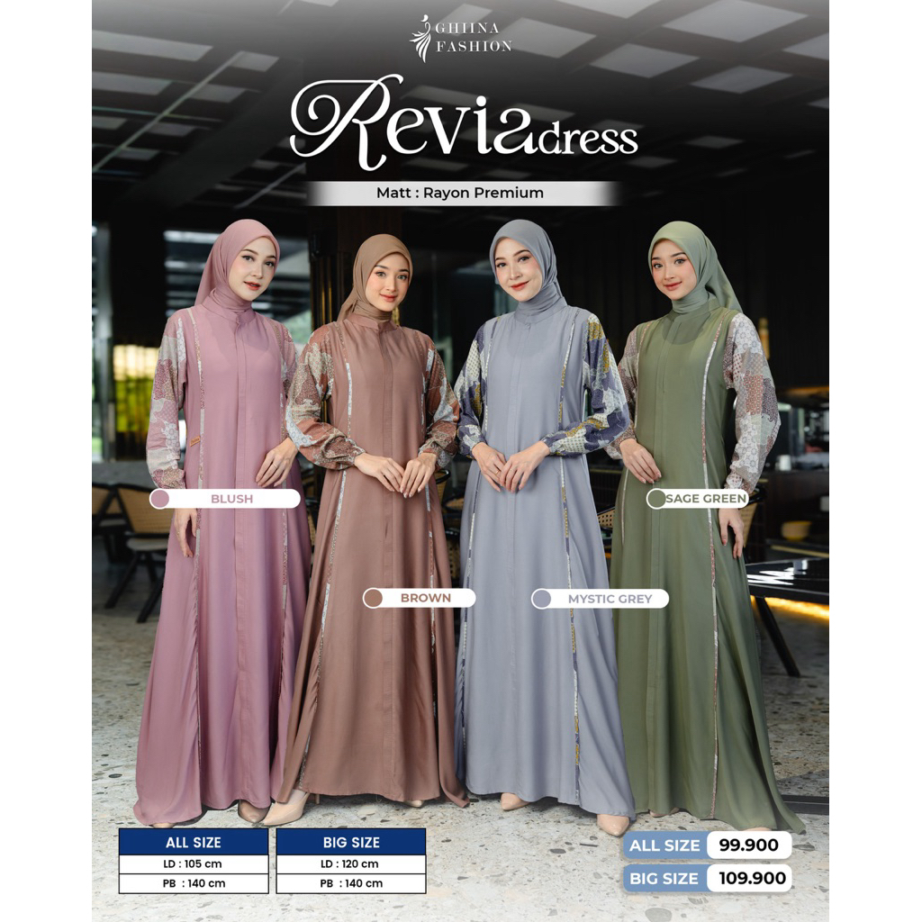 REVIA DRESS//GHINA FASHION