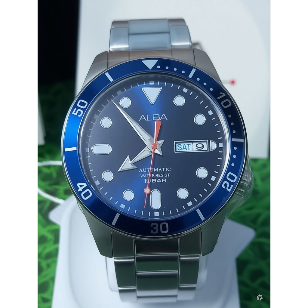 ALBA Jam Tangan Pria Automatic AL4167X1 Blue