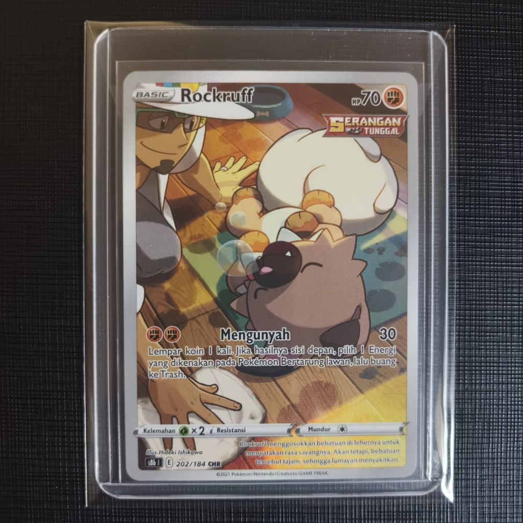Rockruff CHR S8b 202/184 Vmax Klimaks Pokemon Indonesia