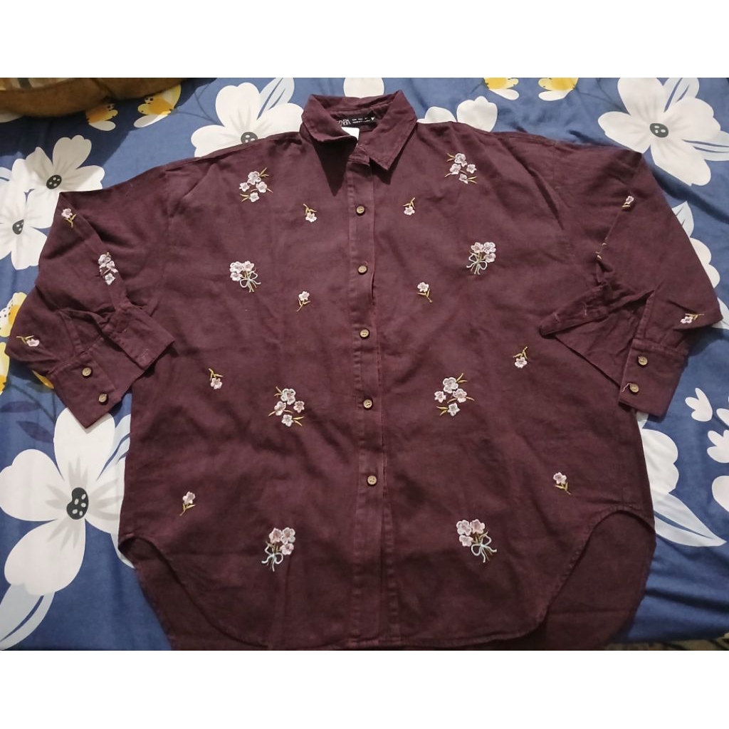 KEMEJA SOFTJEANS BUNGA (PL)