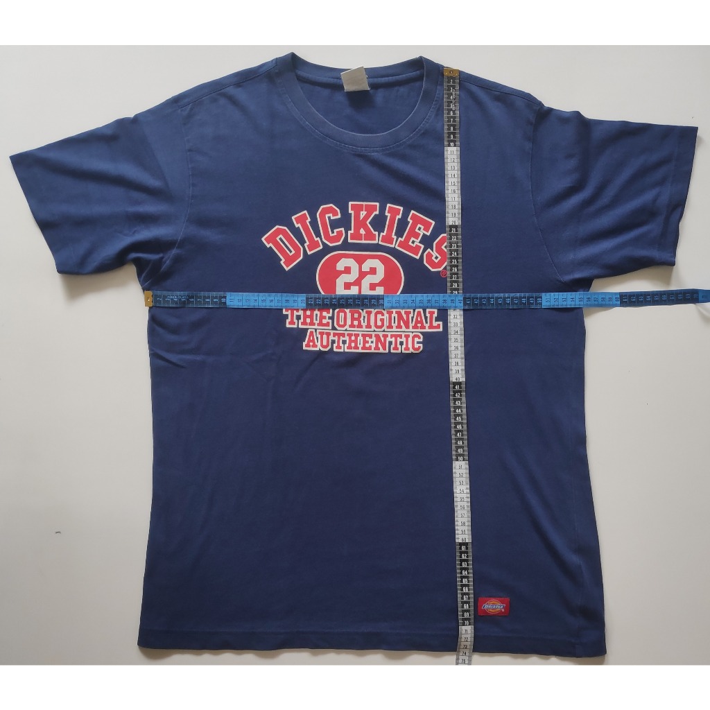 DICKIES 22 The Original Authentic Tees T shirt T-shirt Kaos Oblong Lengan Pendek Size XL