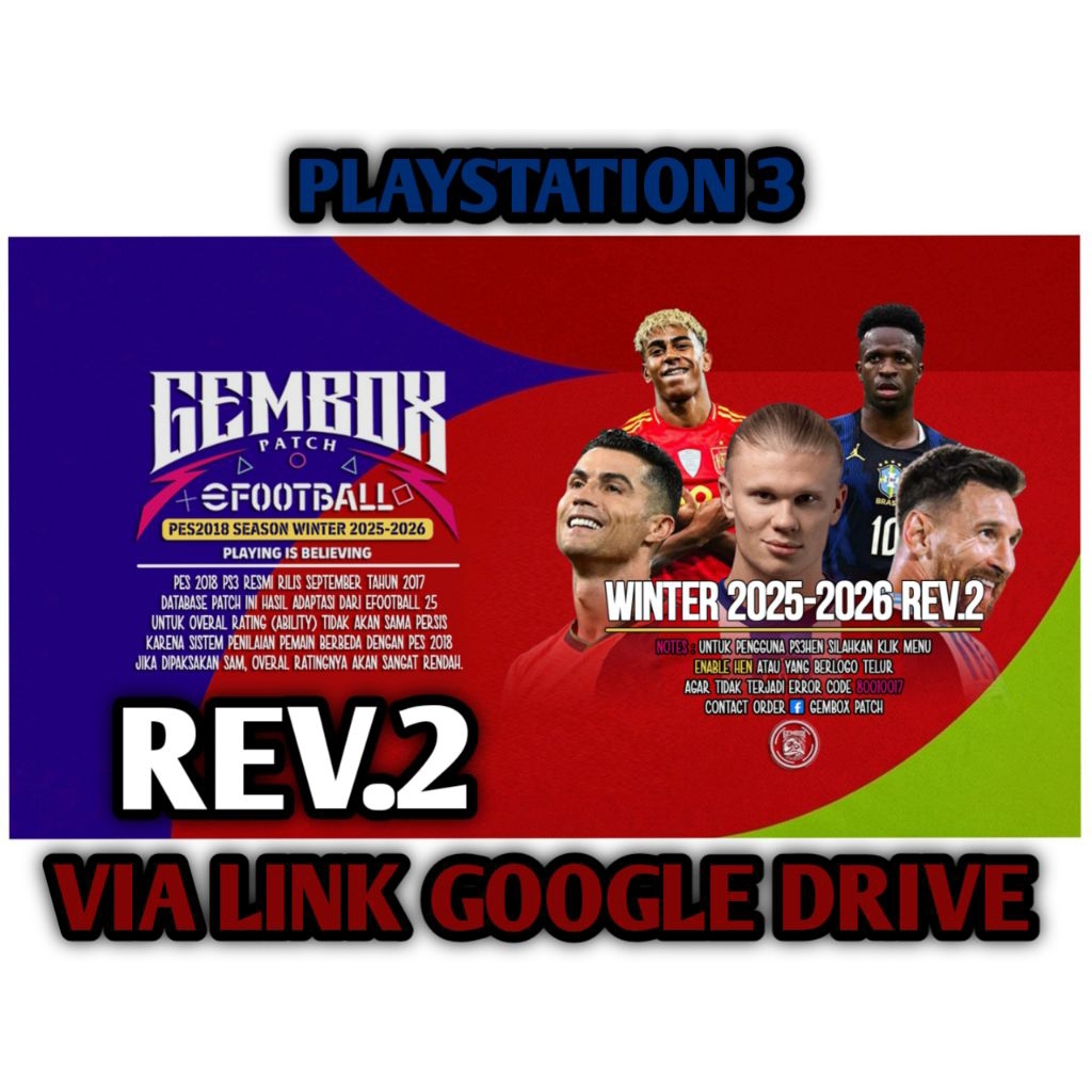 Game Bola PS3 GEMBOX PATCH