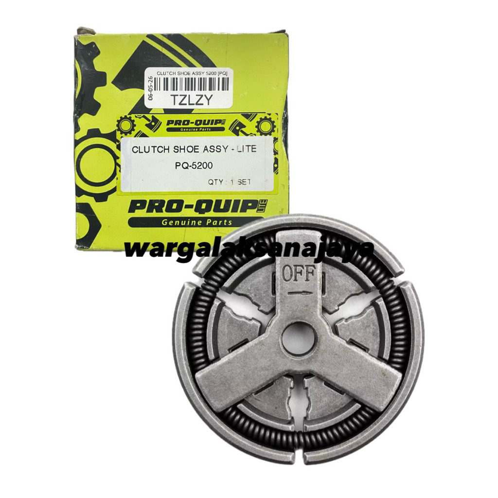 5200 5800 Clutch Shoe Assy Kampas Kopling Pirodo Komplit Mesin Chainsaw Senso Mini Sinso Kecil [Pro 