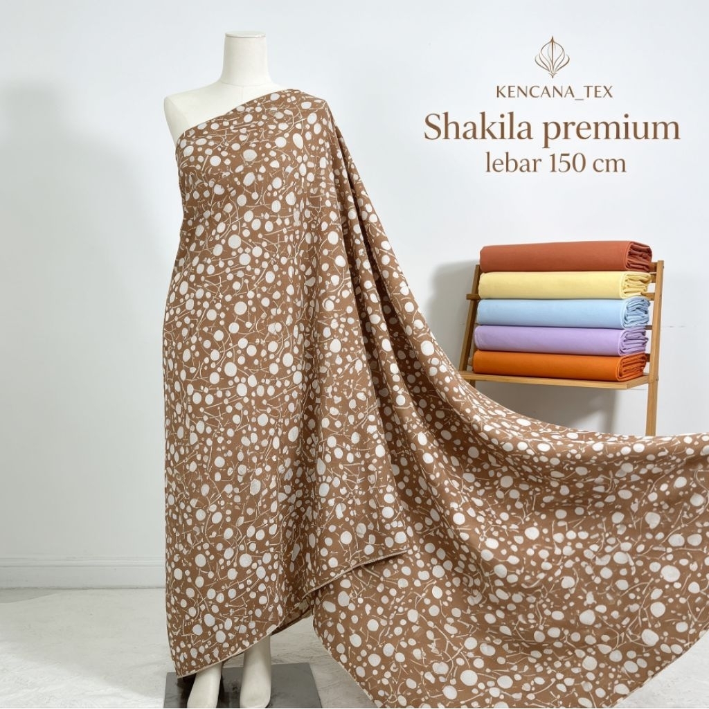 kain shakila motif - kain shakila premium - kain shakila twill motif - kain shakila - CA [COKSU]