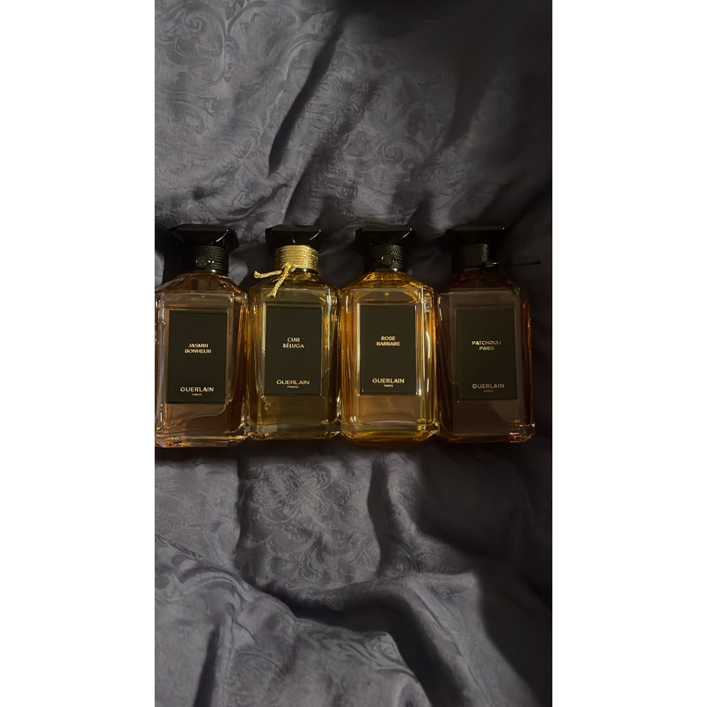 (HARGA 1ml)DECANT GUERL*IN PATCHOULI PARIS/JASMIN BONHEUR/ROSE BARBARE/CUIR BELUGA