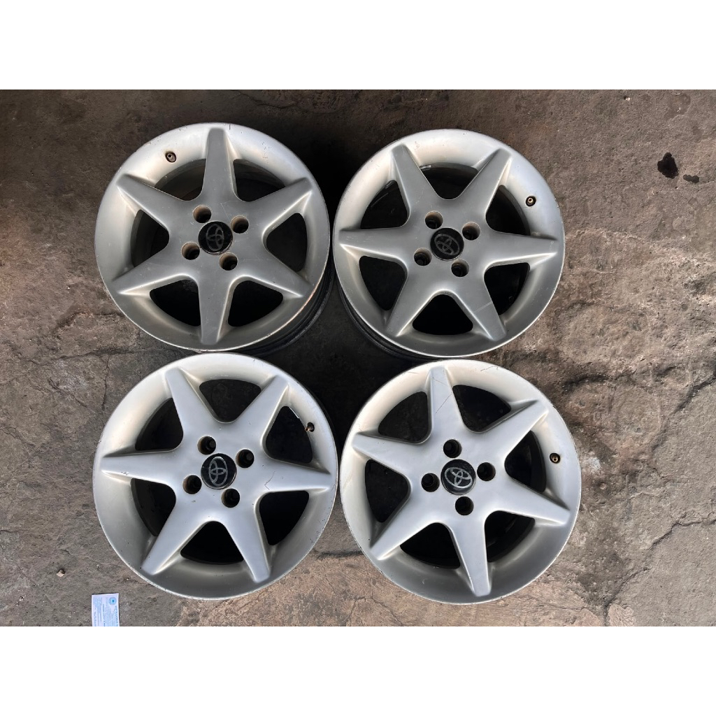 VELG SET SECOND EVOLUTION ATS EXCELL R15 4X100. HARGA UNTUK 4PCS. COCOK BUAT MOBIL 90S.