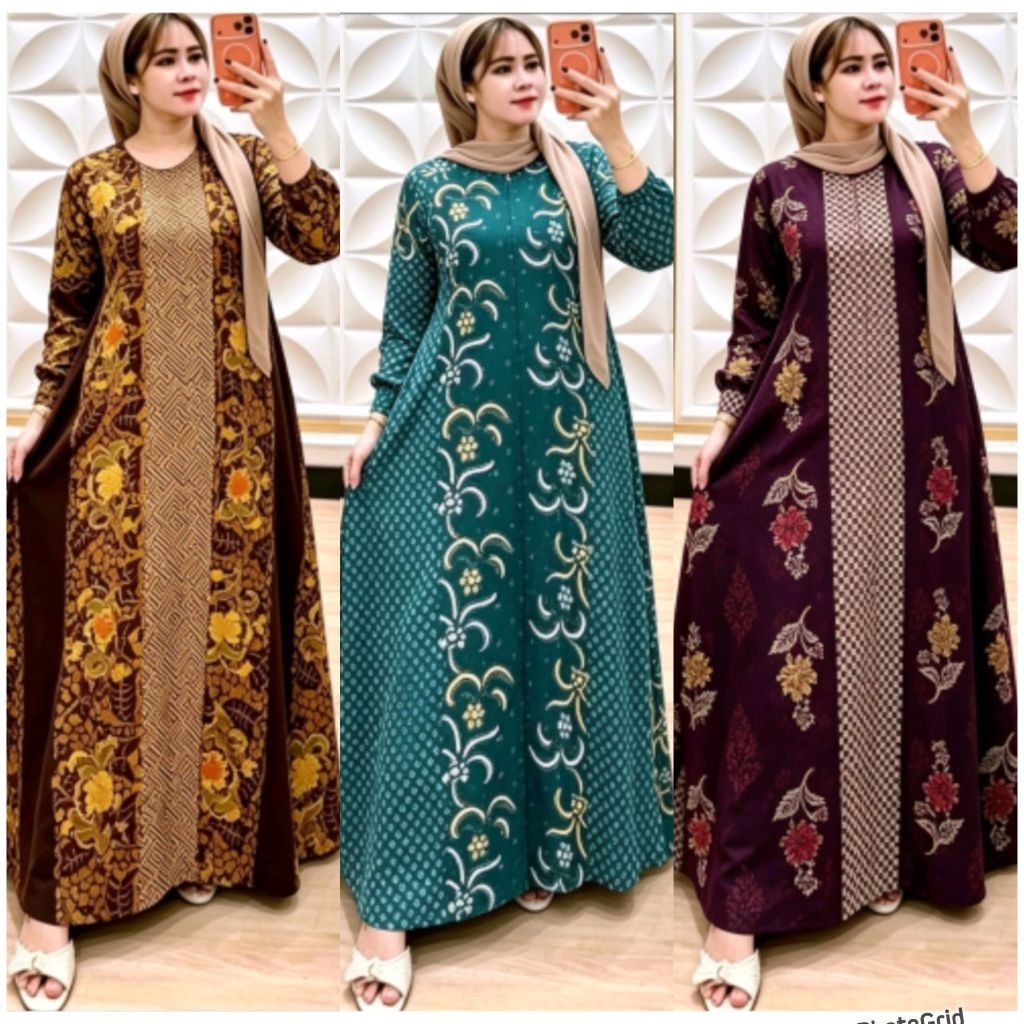 Gamis Rayon twill setorjoan/batik