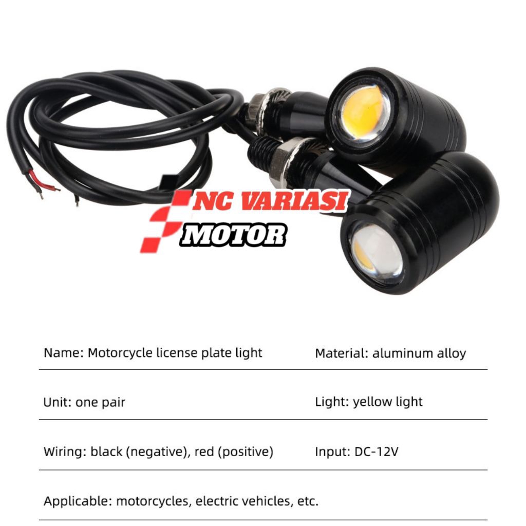 Lampu Sen Mini Sein LED Motor W175 XSR 155 Harley Universal lampu sein Mini Sport