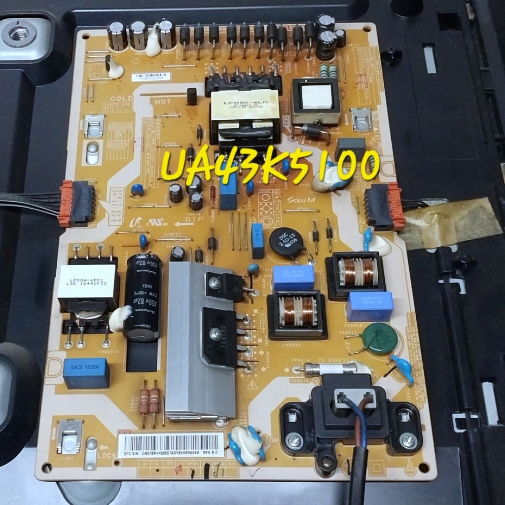 PSU TV LED SAMSUNG UA43K5100K UA43K5100 43K5100 ORIGINAL REGULATOR POWER SUPPLY