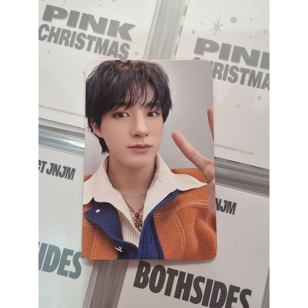 PC PHOTOCARD OFFICIAL JENO JNJM BOTHSIDE FANSIGN