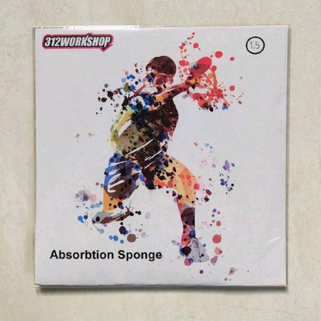 Sponge Spon Karet - tenis meja, pingpong, bintik serang, bintik panjang, tipis, pelan, very soft, co